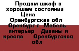 Продам шкаф в хорошем состоянии  › Цена ­ 3 800 - Оренбургская обл., Оренбург г. Мебель, интерьер » Диваны и кресла   . Оренбургская обл.